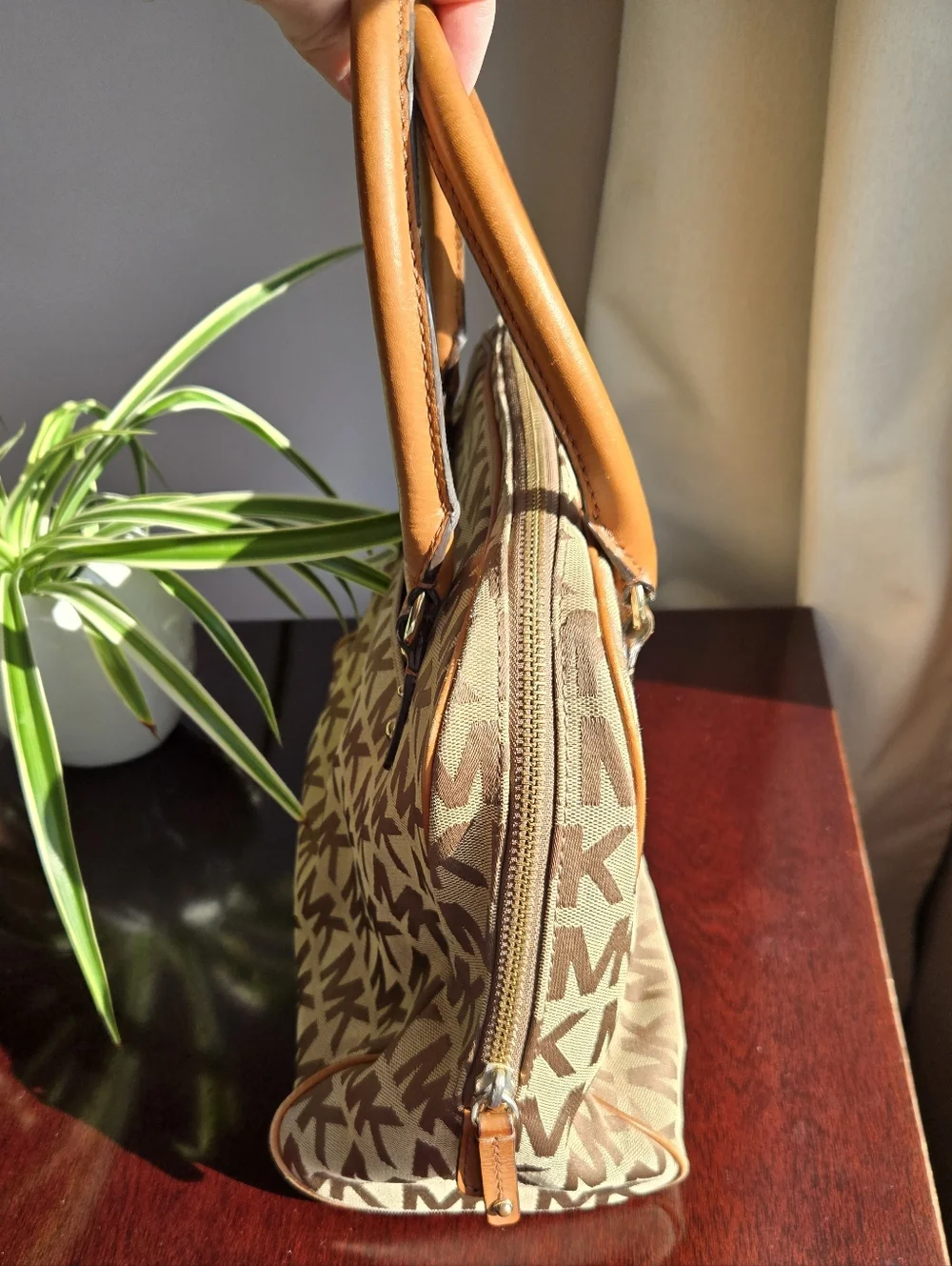 ​🌻 DESCRIPTION: The "Spring Fling" MK Satchel 🌻 - Picture 2 of 16